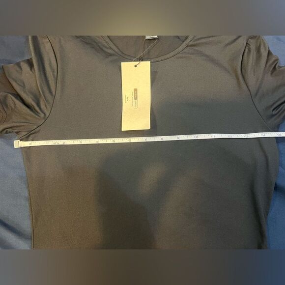 NWT SHEIN basics black dress size M - Picture 5 of 6